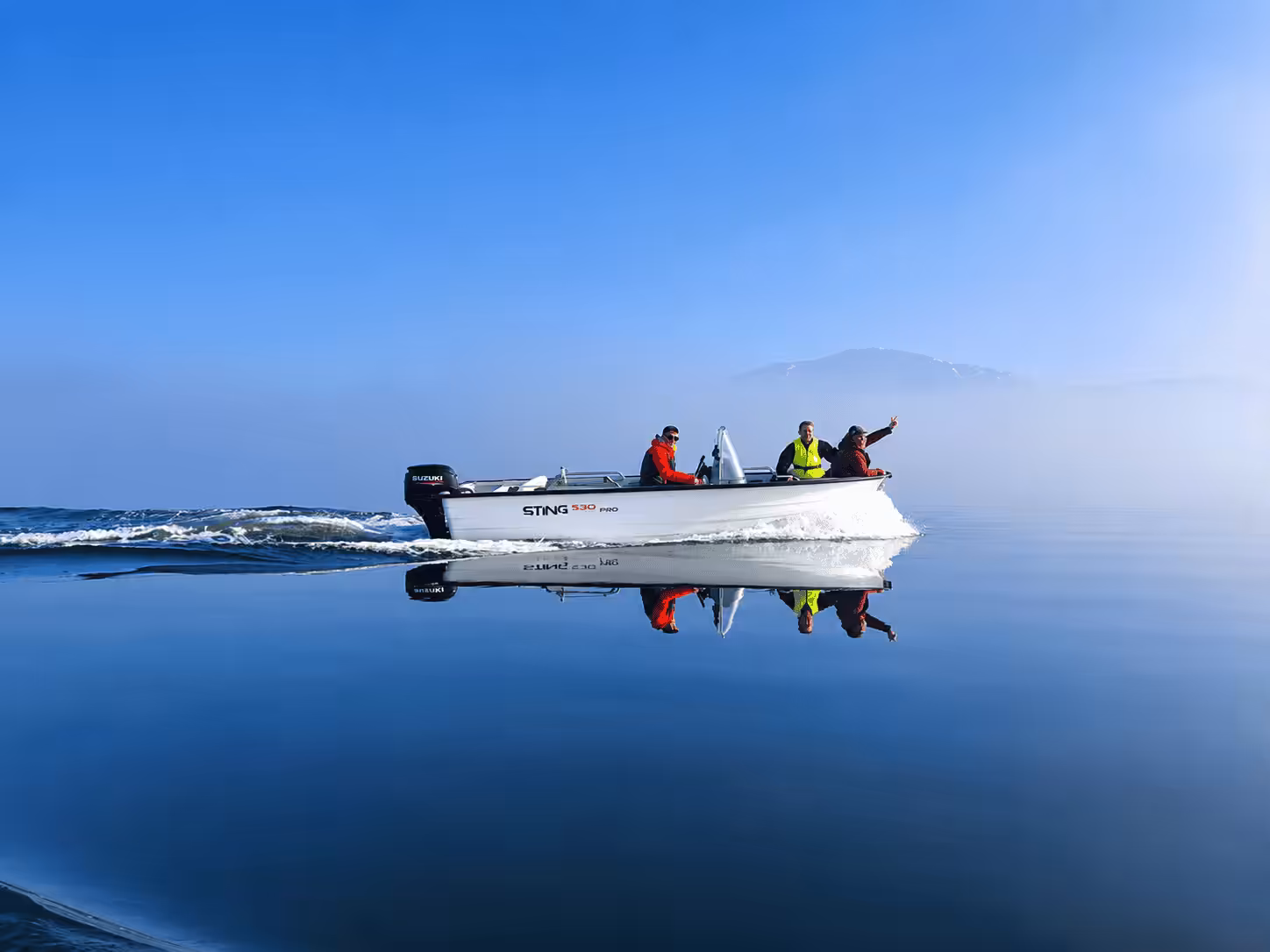 Boat trip on the fjord